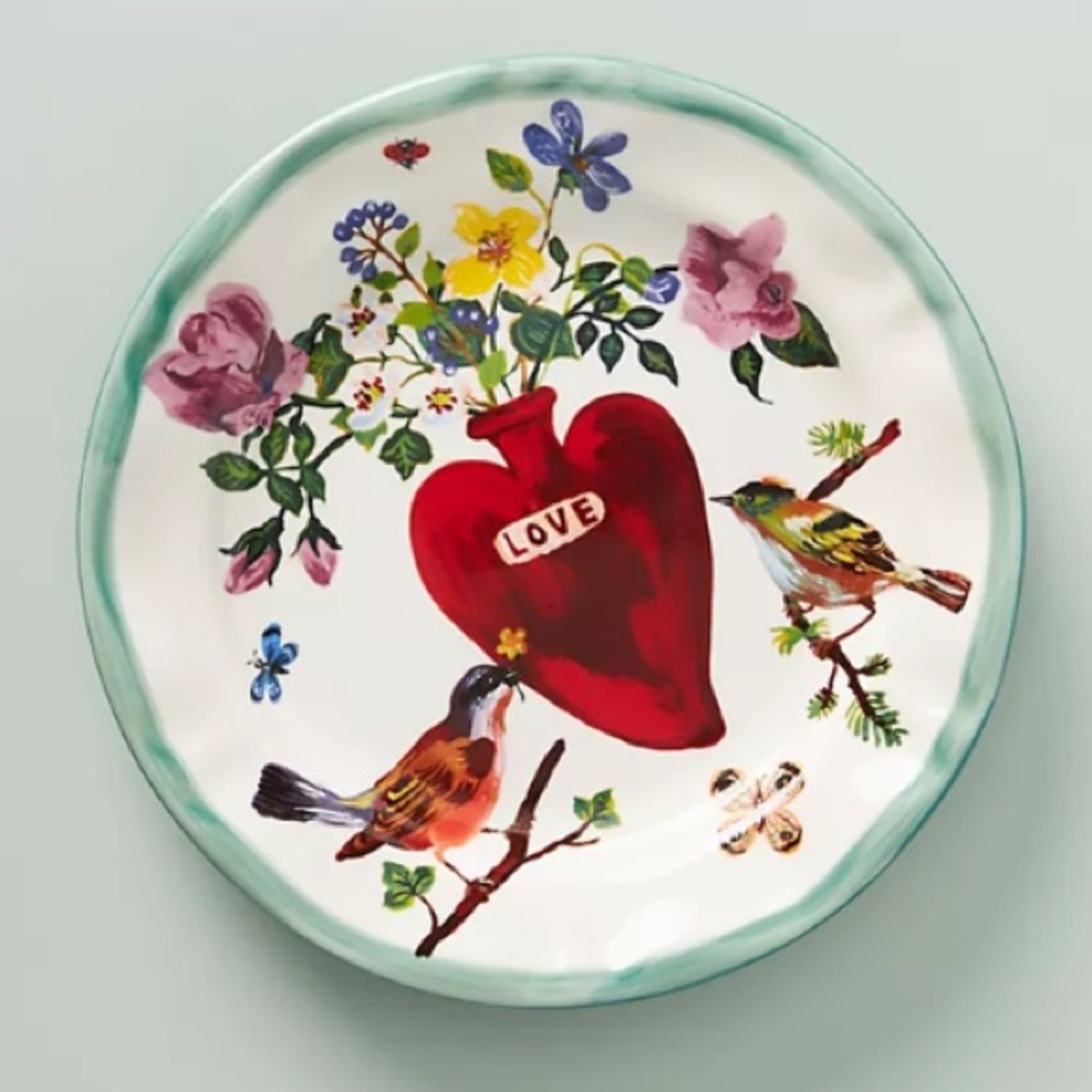 Anthropologie Nathalie Lete Dinner Plate New In Box